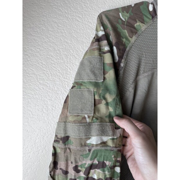 US Army Combat Camouflage Shirt Flame Resistant Multicam OCP Size Small - Picture 6 of 9